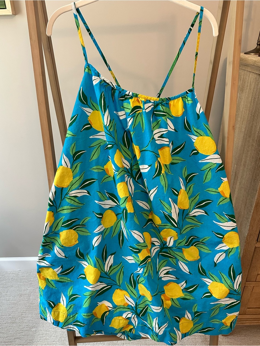 Printfresh Lemon Zest Turquoise Nightgown - XL